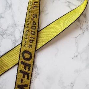 Industrial Off White Belt